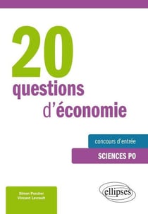 20 dissertations d'économie - spécial concours d'entrée à Sciences-Po