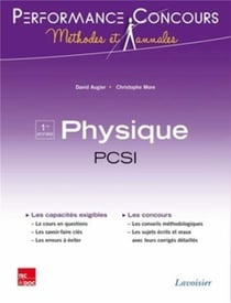 PERFORMANCE CONCOURS : physique - PCSI 1re année