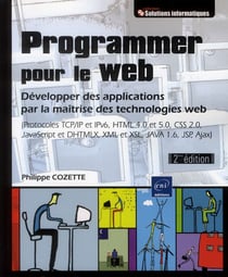 Programmer pour le web - développer des applications par la maîtrise des technologies web (2e édition)