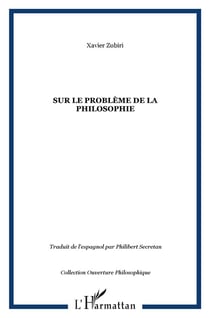 Sur le probleme de la philosophie