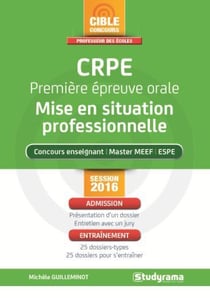 Crpe - première épreuve orale - mise en situation professionnelle