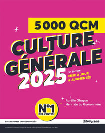 5000 QCM de culture générale (édition 2025)