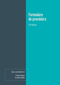 Formulaire de procédure 2025 (10e édition)