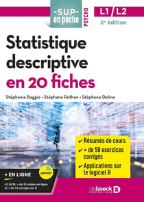Sup en poche : statistique descriptive en 20 fiches