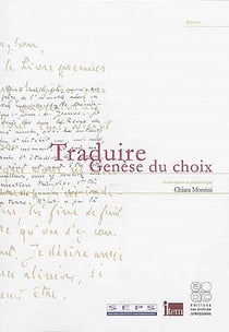 Traduire - genèse du choix