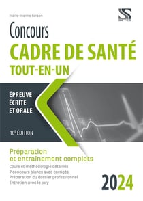 Concours cadre de santé 2024 tout-en-un (10e édition)