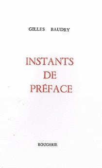 Instants de préface