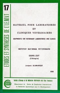 Matériel pour laboratoires et cliniques vétérinaires - equipments for veterinary laboratories and clinics