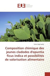 Composition chimique des jeunes cladodes d'opuntia ficus