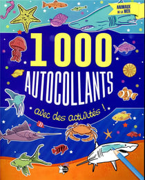 1000 autocollants avec des activités - animaux de la mer
