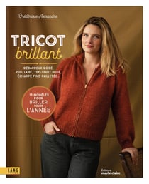 Tricot Brillant : Débardeur doré, pull lamé, tee-shirt irisé, écharpe pailletée...