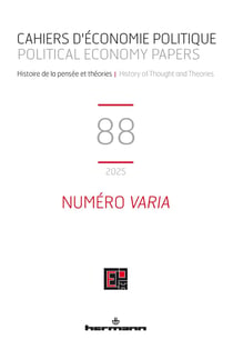 Cahiers d'économie politique n.88 : Varia