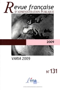 Revue française d'administration publique n.131