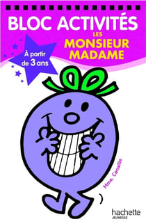 BLOC ACTIVITES  3 ANS MONSIEUR MADAME