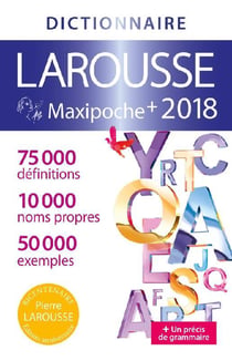 Dictionnaire maxipoche plus (édition 2018)