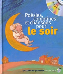 Poesies, comptines, chansons pour le soir (1liv-1cd)