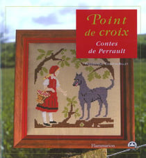 Point de croix - contes de perrault - illustrations, couleur