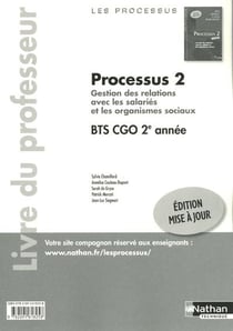 PROCESSUS 2 GESTION DES RELATIONS AVEC SALARIES ETORGANISMES SOCIAUX BTS COMPTABILITE GEST ORGANISA
