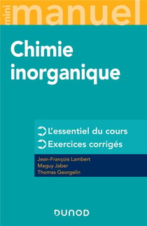 Mini manuel : chimie inorganique