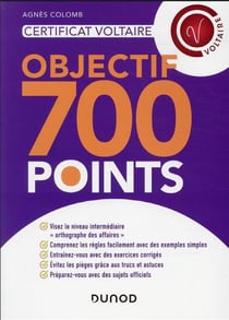 Certificat voltaire : objectif 700 points