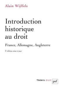 Introduction historique au droit (3e édition)