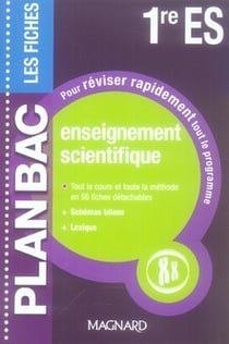 Les fiches - enseignement scientifique - 1ère es