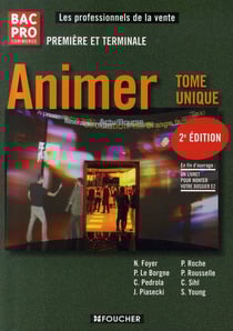 Animer - bac pro commerce première et terminale