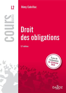 Droit des obligations (12e édition)