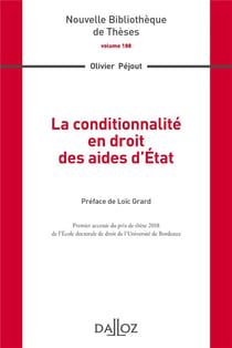 La conditionnalité en droit des aides d'État - Volume 188