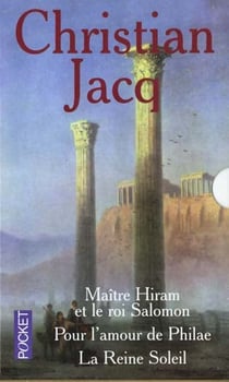 Coffret christian jacq - reine - amour - maitre