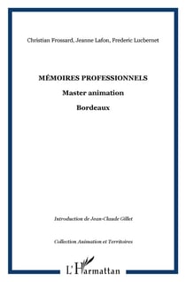 Mémoires professionnels - master - animation Bordeaux
