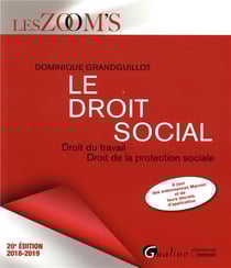 Le droit social - droit du travail - droit de la protection sociale (édition 2018/2019)