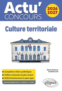Actu' concours : Culture territoriale (édition 2026/2027)
