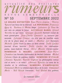 Revue Rumeurs n.10 : septembre 2022