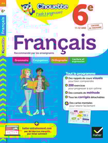 Chouette entraînement Tome 44 : français - 6e