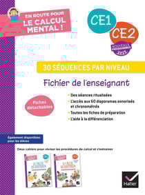 En route pour le calcul mental ! : CE1, CE2 - Fichier de l'enseignant