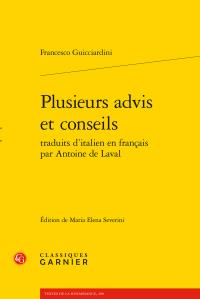 Plusieurs advis et conseils - traduits d'italien en français par antoine de laval