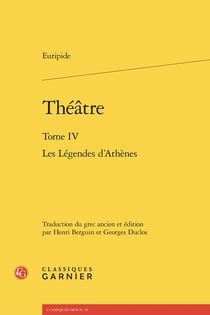 Théâtre Tome 4 : Les Légendes d'Athènes