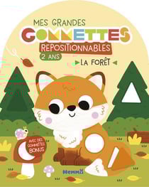 Mes grandes gommettes repositionnables - 2 ans - La forêt - Avec des gommettes bonus
