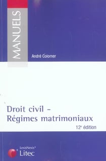 Droit civil - regimes matrimoniaux (12e edition)