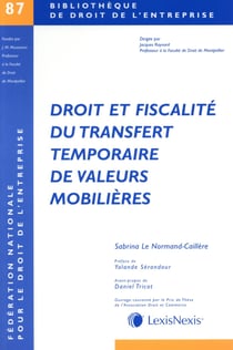 Droit et fiscalité du transfert temporaire de valeurs mobilières