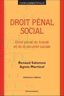 Droit pénal social, 8e éd. : Droit pénal du travail et de la sécurité sociale