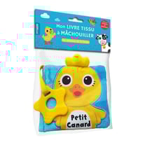 Mon livre tissu à mâchouiller : petit canard