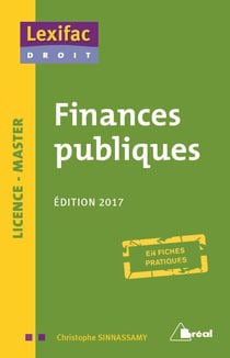 Finances publiques - licence, master - en fiches pratiques (édition 2017)