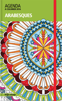 Agenda à colorier 2016 - arabesques