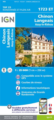 1723ET CHINON.LANGEAIS.AZAY-LE-RIDEAU