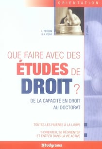 Que faire avec des études de droit ?