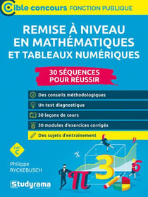 Remise à niveau en mathématiques et tableaux numériques : catégorie C