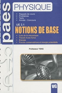 Paes - physique ue 3.1 - notions de base