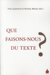 Que faisons nous du texte ?